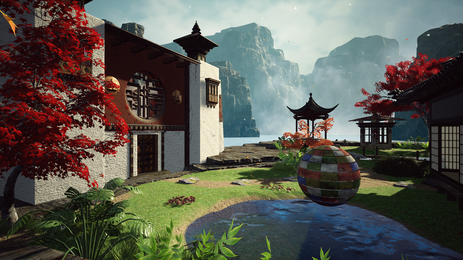 Univers virtuel Jardin Zen Japonais